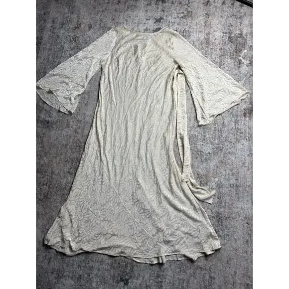 Show Me Your Mumu Dress Sarah XL Creamy Daisy Burnout Maxi Bridal Wedding Boho - Picture 8 of 11